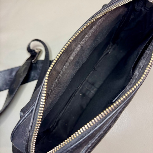 Black Monogram Crossbody Bag - Picture 2 of 5